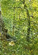Anders Zorn emma i barbizonskogen painting